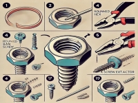 内六角螺丝拧圆后的拆除方法与技巧