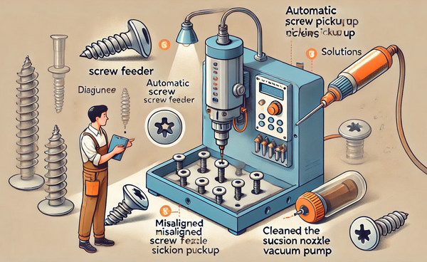 自动螺丝机不吸螺丝原因及解决方法