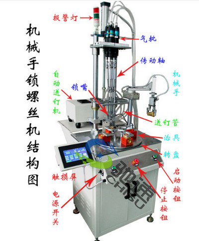 自动锁螺丝机送螺丝原理